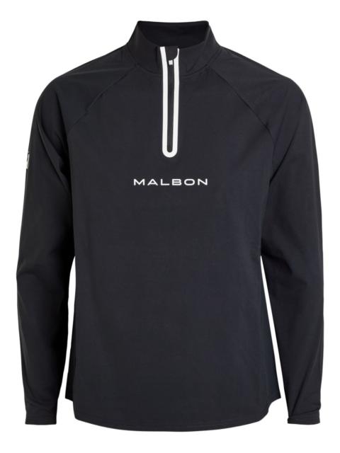 malbon raglan-sleeve quarter-zip jersey