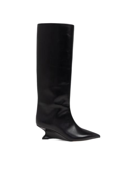 PARIS TEXAS 65mm pointed-toe sculpted-heel Boots