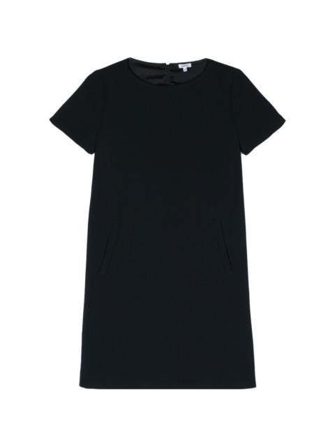 Aspesi round-neck crepe shift dress