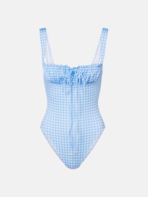 BANANHOT Gia gingham swimsuit