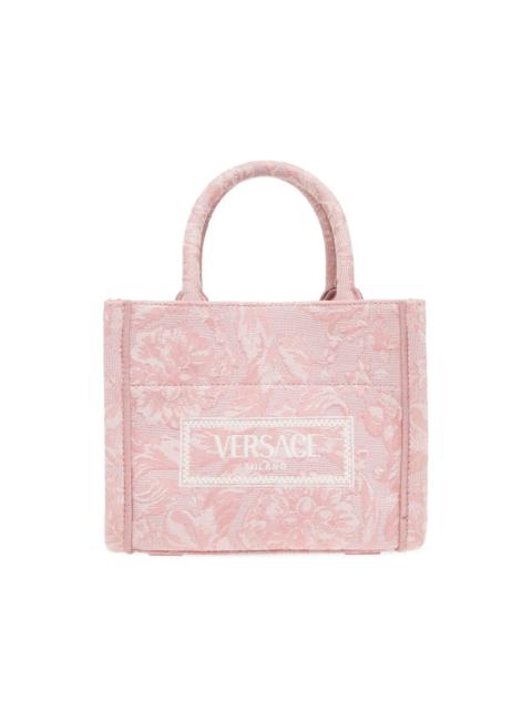 VERSACE small Barocco Athena canvas tote bag