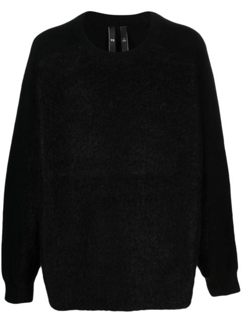Y-3 brushed-effect wool-blend jumper