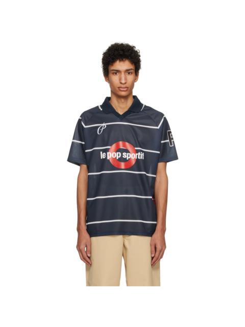 Pop Trading Company Navy 'Sportif'  Polo