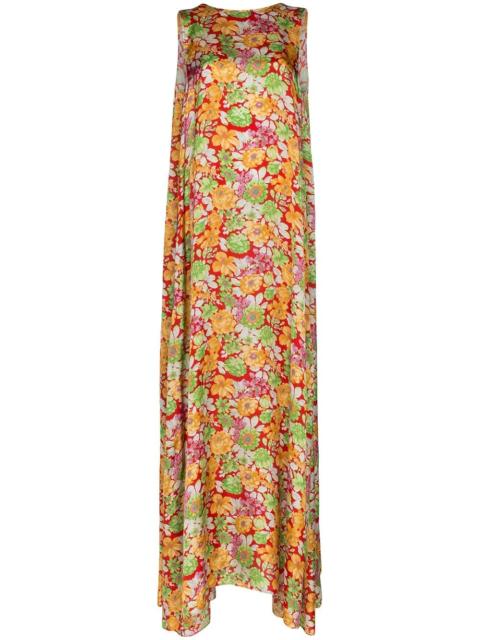 Plan C floral print maxi dress