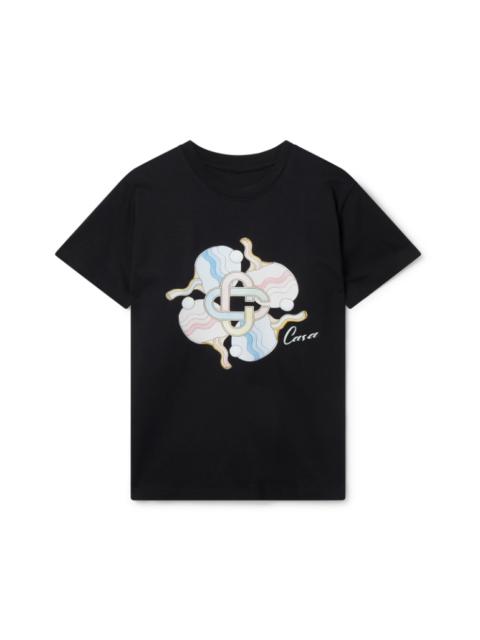 CASABLANCA Ping Pong Fleurie T-Shirt