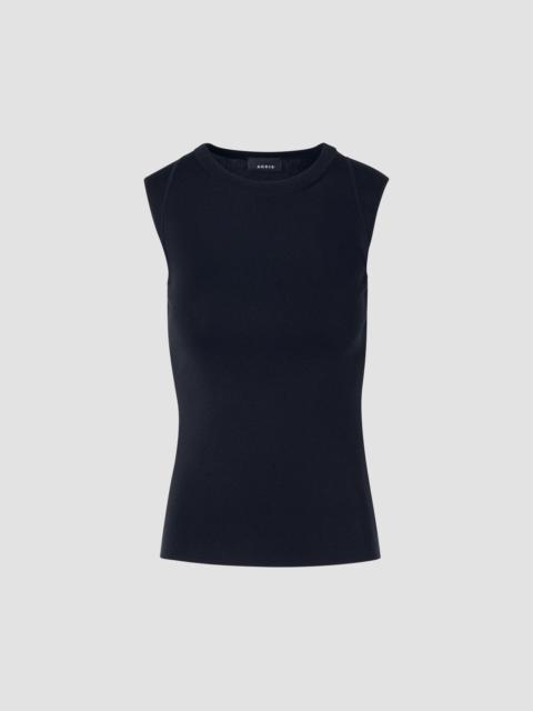 AKRIS Women's Stretch-Silk Knit Top - Black