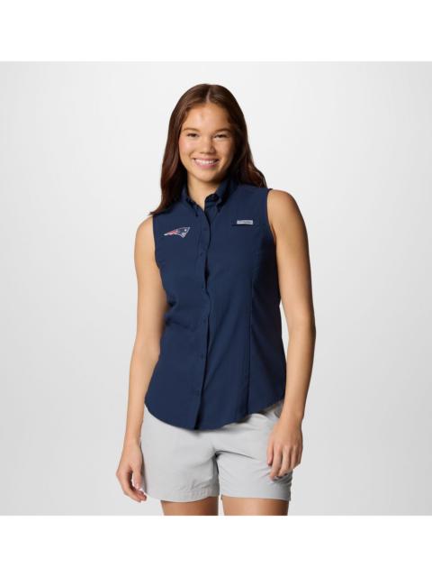 Columbia Women's PFG Tamiami Sleeveless Shirt - New England Patriots