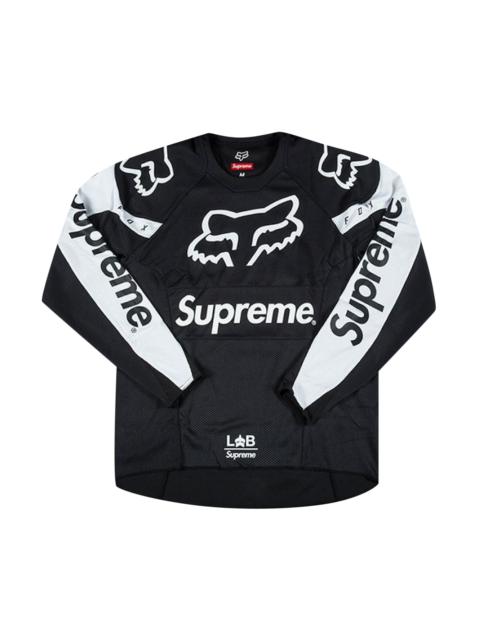 Supreme Supreme x Fox Racing Moto Jersey Top 'Black' | REVERSIBLE