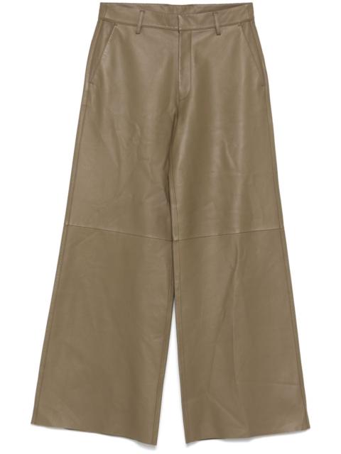 forte_forte leather trousers