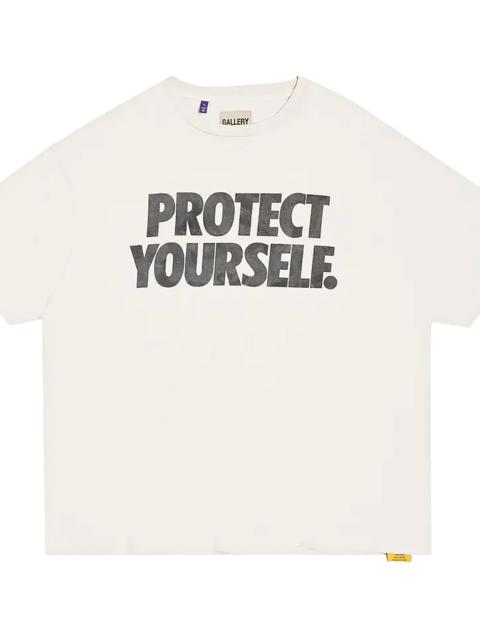GALLERY DEPT. ATK Protect Yourself Graphic T-Shirt "Archival White" GD316