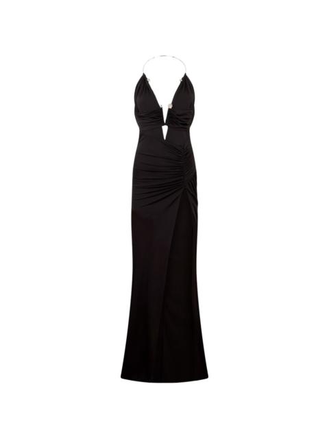 PHILIPP PLEIN pierced slit dress