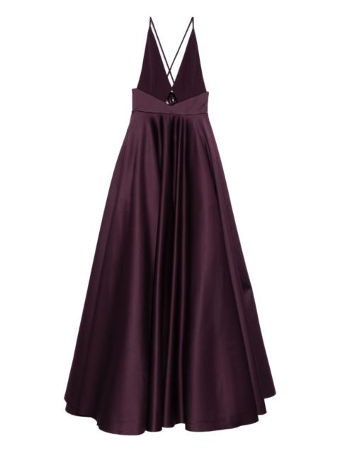 SOLACE LONDON Avallon cross-strap maxi dress