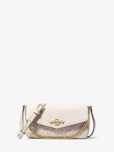 MICHAEL KORS Kacey Extra-Small Signature Logo and Smooth Crossbody Bag