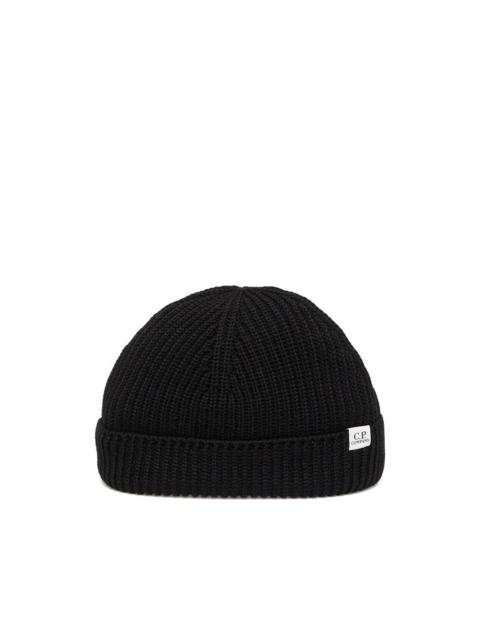 C.P. Company Fisherman merino beanie hat