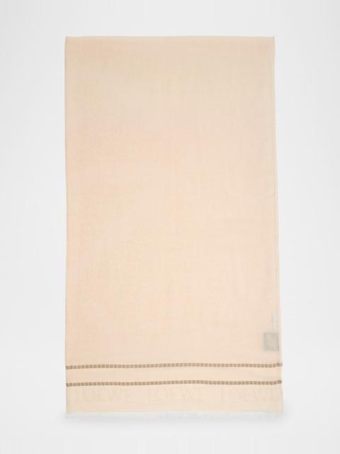 Loewe x Paula's Ibiza Anagram Cotton Pareo Scarf