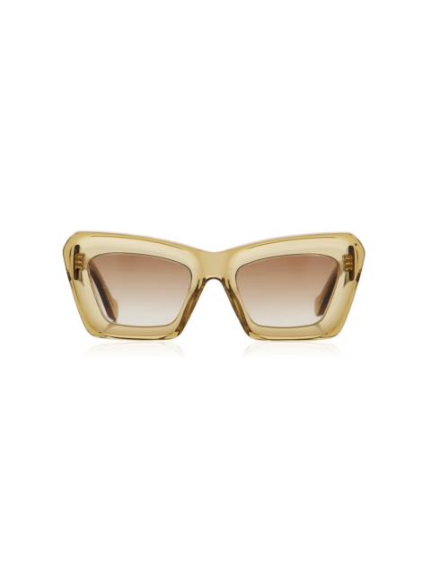 Loewe Cat-Eye Acetate Sunglasses brown