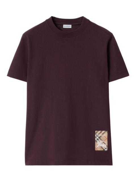 Burberry check-label cotton T-shirt