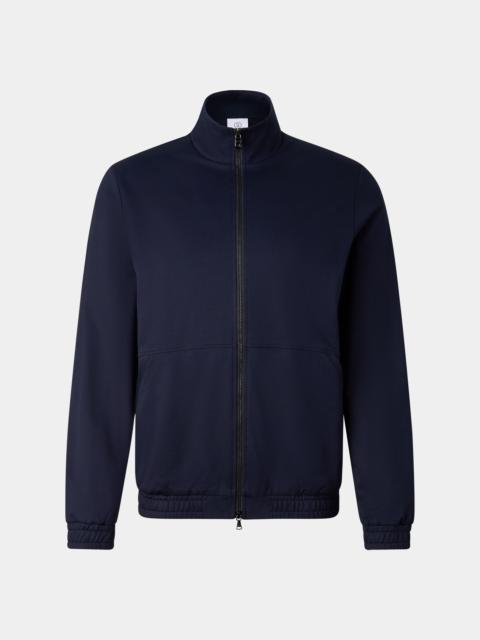 BOGNER Rupert jersey jacket in Navy blue