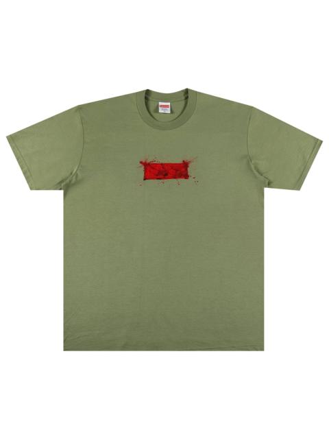 Supreme Ralph Steadman Box Logo Tee 'Light Olive'