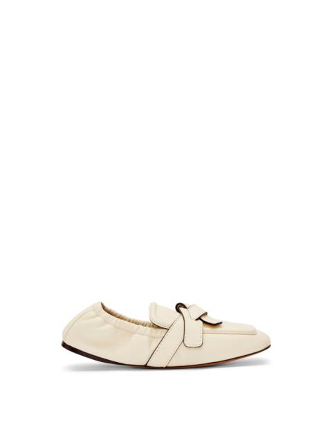Gate loafer in lambskin
