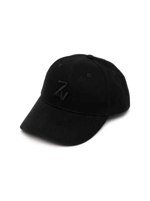 Zadig & Voltaire Lelia embroidered logo baseball cap