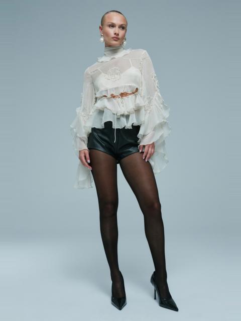 BARDOT Jayla Vegan Leather Short In Black