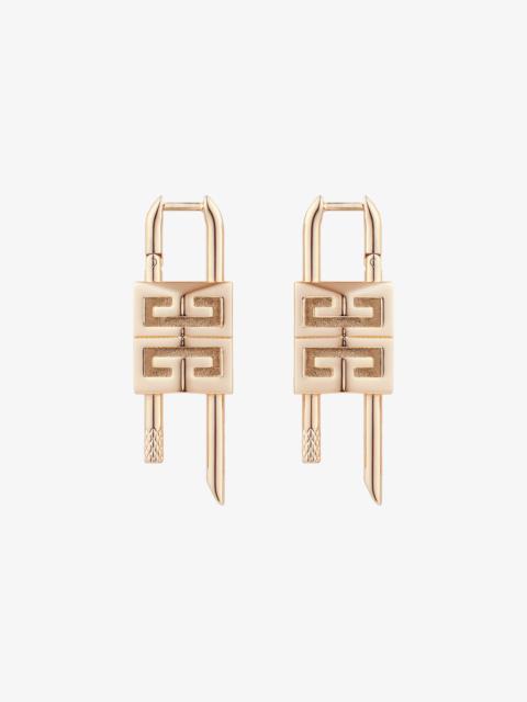 Givenchy MINI LOCK EARRINGS IN METAL