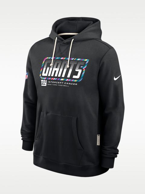 Nike New York Giants Crucial Catch Sideline Standard Issue Men's Nike Dri-FIT NFL Pullover Hoodie