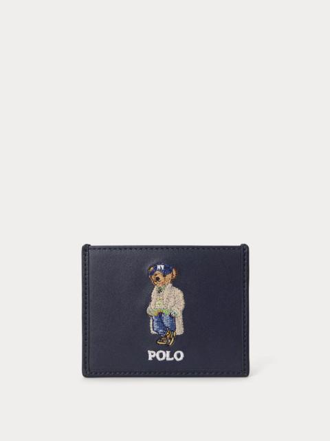 Polo Ralph Lauren Polo Bear Leather Card Case