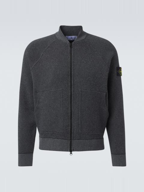 Stone Island Cotton-blend cardigan