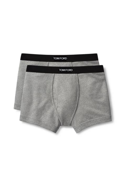 COTTON BOXER BRIEFS TWO PACK