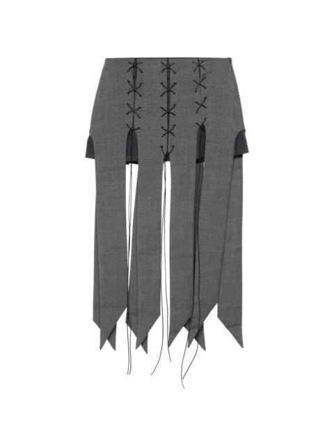 AVAVAV strap-detail skirt