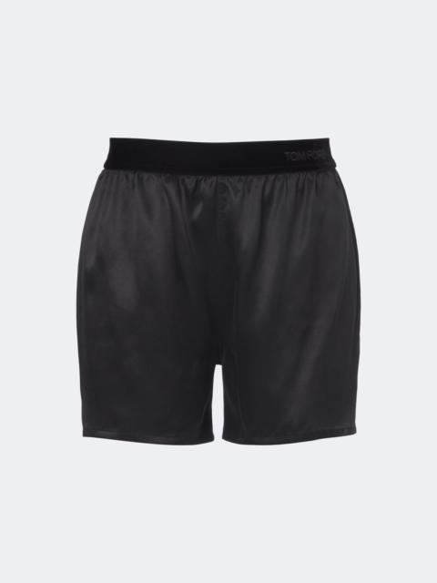 TOM FORD Silk satin pajama shorts