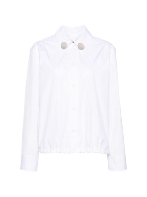 long-sleeve poplin shirt