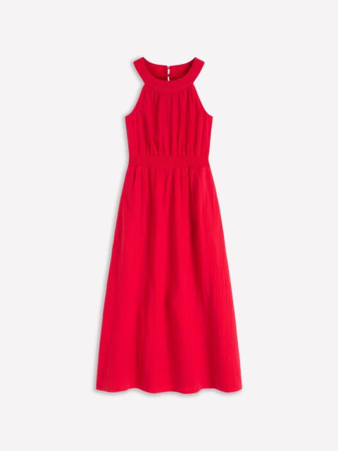 BODEN Daphne Double Cloth Dress-Salsa