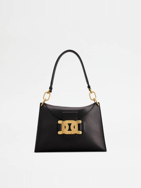 Tod's KATE SHOULDER BAG IN LEATHER SMALL - BLACK