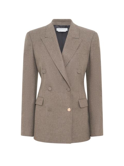 GABRIELA HEARST Gavin Blazer in Walnut Wool Cashmere Flannel