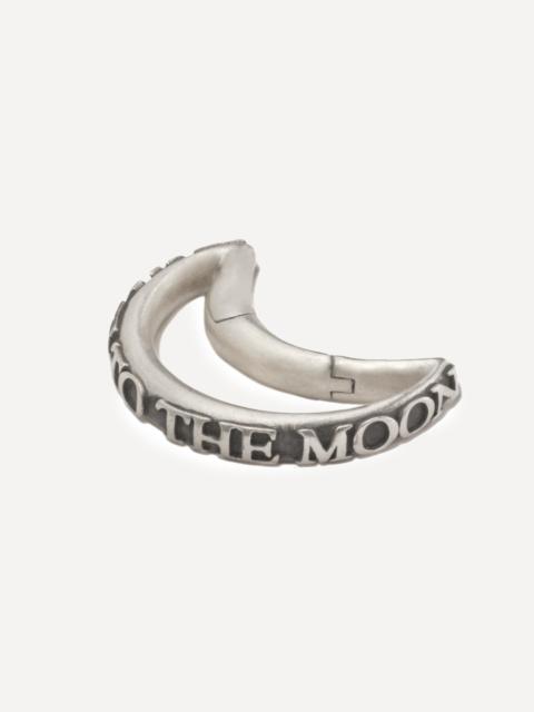 MARLA AARON Sterling Silver Fly Me To The Moonlock Clasp