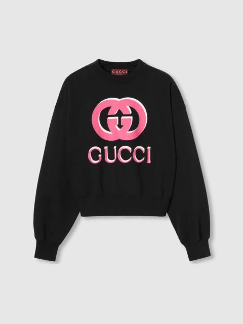 GUCCI Cotton jersey printed sweatshirt