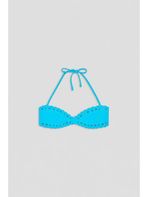 miaou RIO BIKINI TOP - AZUL