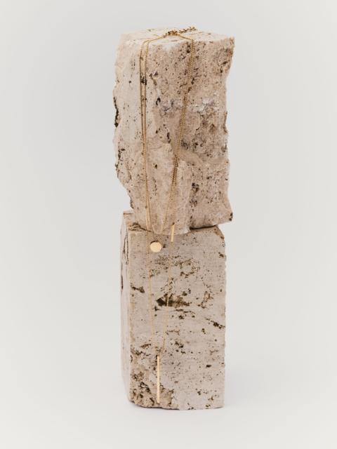 Brunello Cucinelli 18k Gold necklace with 0.015ct Diamond