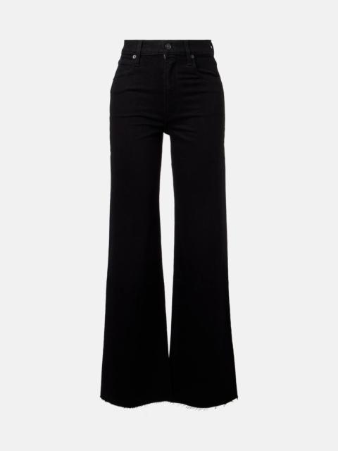 SLVRLAKE Grace high-rise wide-leg jeans