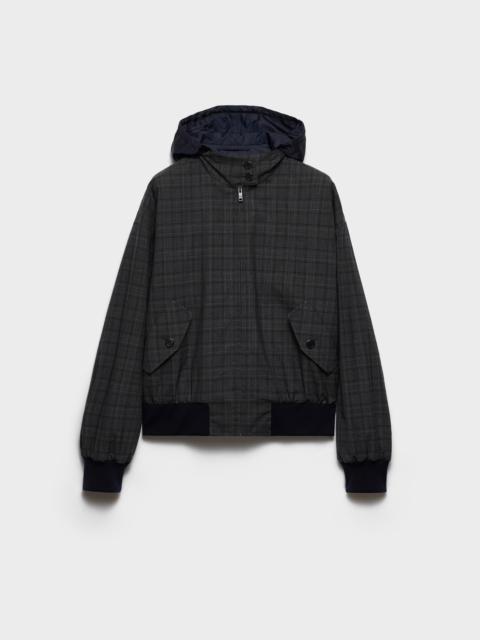 Prada Prince of Wales checked wool jacket