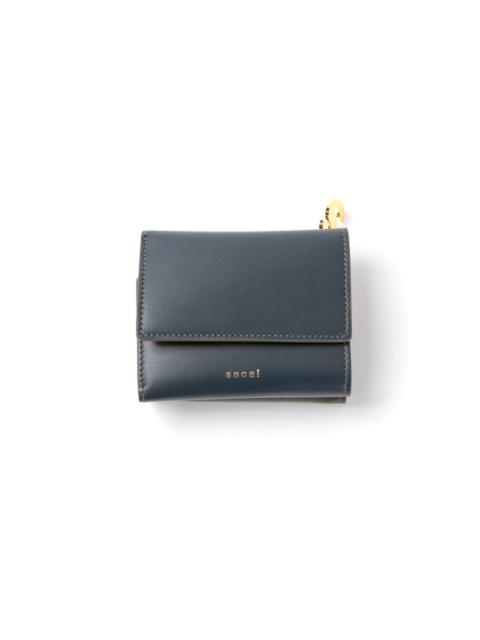 sacai Bicolor Trifold Wallet