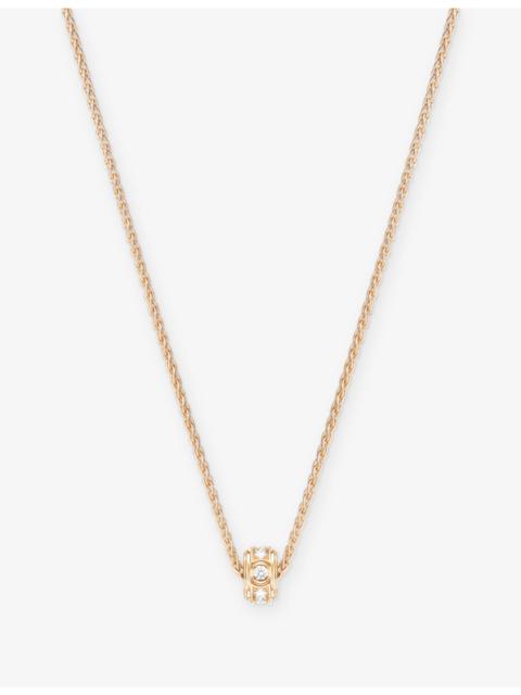 Piaget Possession 18ct Rose-Gold And 0.16ct Brilliant-Cut Diamond Pendant Necklace