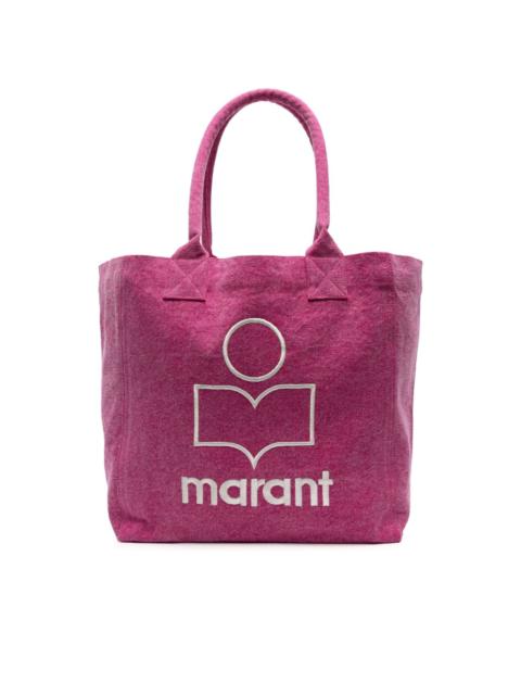 Isabel Marant Yenky logo-embroidered tote bag