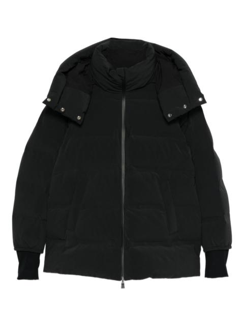 Herno hooded zip-up jacket