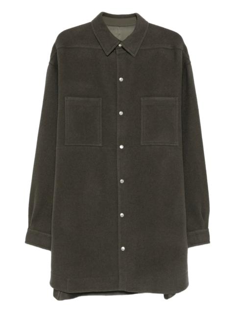 Rick Owens Rick Owens Double-pocket Wool Shirt Jacket