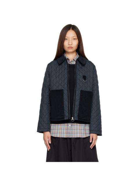 Barbour Navy Aylesby Quilted Jacket