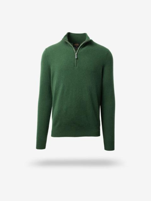 ALLEN EDMONDS Cashmere Quarter-zip Sweater
